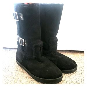 Tory Burch shearling shearling suede winter boots